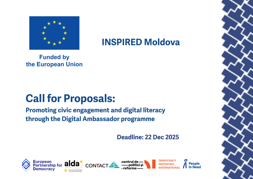 Call for Proposals: Promoting civic engagement and digital literacy through the Digital Ambassador programme